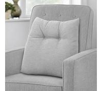 Shinnwa Lumbar Support Pillow for Office Chair, Soft Memory Foam Back Support Pillow for Recliner, Lower Back Pain Relief, Lumbar Cushion for Chair, Couch and Car, Light Grey