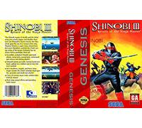 Shinobi III 3 Genesis US EU Replacement Box Art Case Insert Cover Only