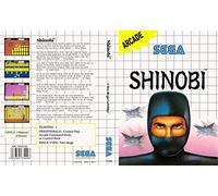 Shinobi Master System Replacement Game Insert Cover Art Only