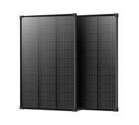 ShinPonSol 200W Solar Panels 2x100W 12V 25.6% Efficiency Stable & Durable | Pro-grade quality, rugged frame, tempered glass, IP68, 2400Pa wind & 5400Pa snow, reliable for RV, boat & off-grid