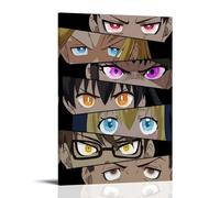 Shinra Fire Force Eyes Poster Decorative Painting Canvas Wall Art Living Room Poster Bedroom Painting Wall Art Picture Print Modern Family Room Decor 16 x 24 Inches (40 x 60 cm)