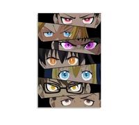 Shinra Fire Force Eyes Poster Decorative Painting Canvas Wall Art Living Room Poster Bedroom Painting Wall Art Picture Print Modern Family Room Decor 08 x 12 Inches (20 x 30 cm)