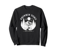Shinrin Yoku Forest Bathing Nature Lover Vintage Outdoor Sweatshirt