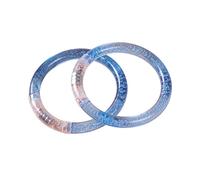SHINROAD 2Pcs LED Wristband Decorative Ornamental Battery Powered LED Light Up Party Bracelets Blue