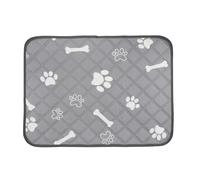 SHINROAD Anti-slip Pet Pad Washable Pee Pads Reusable Absorbent Dog Training Leakproof Non-slip Mat for Puppy Playpen Crate Whelping Box Potty Waterproof Floor Grey & White M