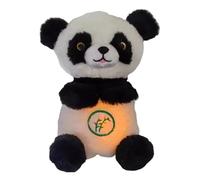 SHINROAD Baby Sensory Doll Panda Soothing Toy Calming Soft Plush Breathing with Lullaby Music Gentle Vibrations Sleep Aid Infant Comfort Plushie for Panda