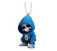 SHINROAD Dog Hanging Decoration Lightweight Ornament Skull Acrylic for Home Indoor Christmas Tree Car Rearview Mirror 2d Flat Cat Cartoon Animal A