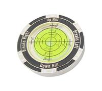 SHINROAD Golf Green Slope Marker High Precision Reading Aid Magnetic Reader Compact Size Lightweight Portable Bubble Level Yellow Green