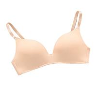SHINROAD Lady Bra Side Collection Popular Summer Invisible Seamless Sexy Bra Skin Color 34A