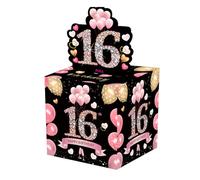 SHINROAD Memorable Birthday Money Presentation Unique Gift Box for Cash 16th 21st Happy Surprise Pull Out Set Holder Kids Boys 16.