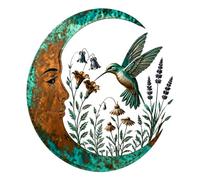 SHINROAD Moon Fairy Wall Decor - Vintage Crescent Moon Iron Wall Art