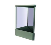 SHINROAD Non-Reversing Mirror, True Reflection, Precision True Real Reflection, Precision Glass Viewing Angle, for Makeup Vanity & Beauty Atrovirens S
