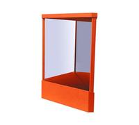 SHINROAD Non-Reversing Mirror, True Reflection, Precision True Real Reflection, Precision Glass Viewing Angle, for Makeup Vanity & Beauty Orange S
