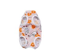 SHINROAD Pet Costume Good Craftsmanship Protective After Surgery Recovery Suit White Swan M