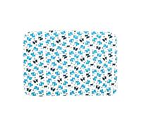 SHINROAD Pet Mat for Dogs Washable Puppy Pee Pads Reusable Dog Training Potty Absorbent Leakproof Home Travel Non-slip Floor Protection Crate Pad Decorative Light Blue M