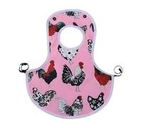 SHINROAD Poultry Back Protector Easy-to-use Poultry Saddle Chicken Saddle Outdoor Hen Apron Poultry Wing Back Protector for Feather Growth A