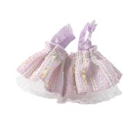 SHINROAD Princess Skirt for Hamster Handmade Mini Knitted Dress Cute Small Pet Clothing Guinea Pig Ferret Squirrel Chinchilla Breathable Year-round Outfit Purple