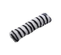 SHINROAD Safe Cat Pillow Curious Pet Toy Plush Bite-resistant Long Design Tiger Tail for Cats Reduces Anxiety Boredom Contains Catnip Curiosity Black & White