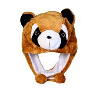 SHINROAD Warm Animal Earmuff Hat Plush with Earmuffs for Kids Cartoon Rabbit Frog Duck Cosplay Cap Winter Headgear Halloween Christmas Cute F One Size