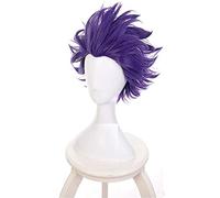 Shinsou Hitoshi Shinso Wig Cosplay Costume Short Purple Wigs Synthetic Hair+Wig Cap