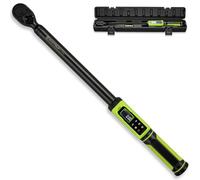 SHINTOUR Digital Torque Wrench,5.1-340 N.m/3.8-250.8 Ft.Lb,1/2" Drive Electronic Inch Pound Torque Wrench with Vibration Buzzer LED Indicator,5 Units ±2% Accuracy for Car Repair