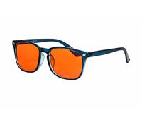 SHINU 99.9% Men's Glasses Blue Light Blocking Glasses with Orange Tinted Filter Lens for Nighttime Anti Blue Light Glasses Computer Glasses-SH068074（SH068C3