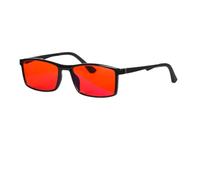 SHINU Red Lens Anti Blue Light Blocking Glasses Red Lens Eliminate Eye Strain Sleep Better Gaming Eyeglasses (red lens,C1)