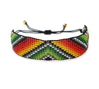 SHINUS BOHO Handmade Surfer Beaded Bracelets for Women Men Waterproof Adjustable Braided Style Rope Bangle Best Friendship Summer Mother Day Jewelry Gift, 7.0, Plastic, no gemstone