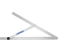 Shinwa 62662 Carpenter's Bevel 60 cm with Degree Scale (FAMEX 12607), Protractor Mitre Bevel Angle