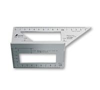 Shinwa Japanese Aluminum Saddle Layout Square
