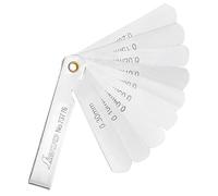 シンワ測定 Shinwa Rules Co. 73776 Japanese Penguin Brand High Precision Feeler Gauge Micrometer 0.04-0.30MM 9-Piece Set 75MM Alloy Steel Caliper