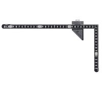 Shinwa Sokutei 12442 Sunday Carpenter Small Size 11.8 x 5.9 inches (30 x 15 cm), Front and Back Identity with Stopper