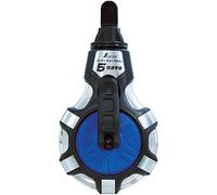 Shinwa Sokutei Handy Chalk Line 5x Speed Hand-wound Powdered 3x Thick Thread Blue 77560