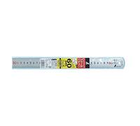 Shinwa Sokutei Pick up Scale (Silver) Display in cm [1 mm Pitch, 60 cm] (Jis 1 Grade) Numbers Written in red (13137) (Japan Import)