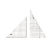 Shinwa Sokutei Set square (acrylic) with grid scale 30 cm [77062] (Japan Import)
