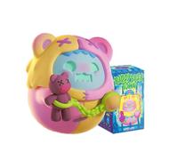 ShinWoo Baddy Bear Town Series Blind Box Action Figures Mystery Box Cute Random Toys Birthday Gift Christmas Collectible Toy for Desktop Ornaments, 1PC