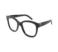 Shiny Black Eyeglasses - female - Saint Laurent - Glasses - Black - 54 MM - Accessories 54 MM