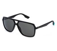 Shiny Black/Grey Gradient with Light Mirror Polarised / 61