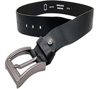 Shiny Black Leather Belt For Men Genuine 38" Leather With Metal Buckle Adjustable Great For Jeans Pants Casual Everywhere