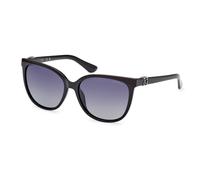 Shiny Black/Smoke Polarised / 58