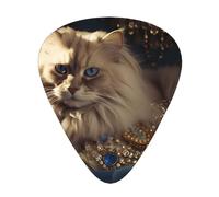 Shiny Cat Printed pick set - 12 pieces, thin, medium and thick guitar picks, suitable for guitar, bass, electric guitar and ukulele