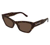 Shiny Dark Havana/Brown with Light Mirror / 56