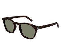 Shiny Dark Havana/Green with Light Mirror / 49