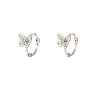 Shiny Diamond Butterfly Ear Cuffs, Small Fresh And Sweet Style, Versatile And Exquisite Earrings For Ladies' Daily Wear