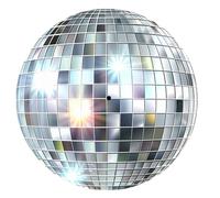 Shiny Disco Ball DJ Slipmat - Soul Funk House Dance Music Rave Techno