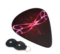 Shiny Dragonfly Guitar Picks 6-Pack - Pick Set (0.46mm / 0.71mm / 0.96mm) Suitable For Guitar And Ukulele Playing