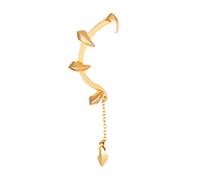 Shiny-Ear Cuff Wrap Left Ear Clip Earring Devils Fang Ear Bone Clip Hook Single Halloween Earring Women Girl Teen Cuffs For Women Non Piercing