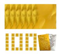 Shiny Foil Paper, 100 Piece Aluminum Craft Paper, Engraving and Embossing Tools with Quality Texture, Authentic Build for Scrapbooking, Card Making for Stamping Crafting Projects Use