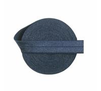 Shiny Fold Over Elastic 5/8" 15mm Solid Spandex Satin Band Hair Tie Headband Hair Tie Underwear Dress Sewing Trim-Dresden Blue-15mm-50 Yards