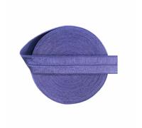 Shiny Foldover Elastic 5/8" 15mm Plain Spandex Satin Band Webbing Hair Tie Headband Underwear Dress Sewing Trim-Clematis Blue-15mm-2 Yards